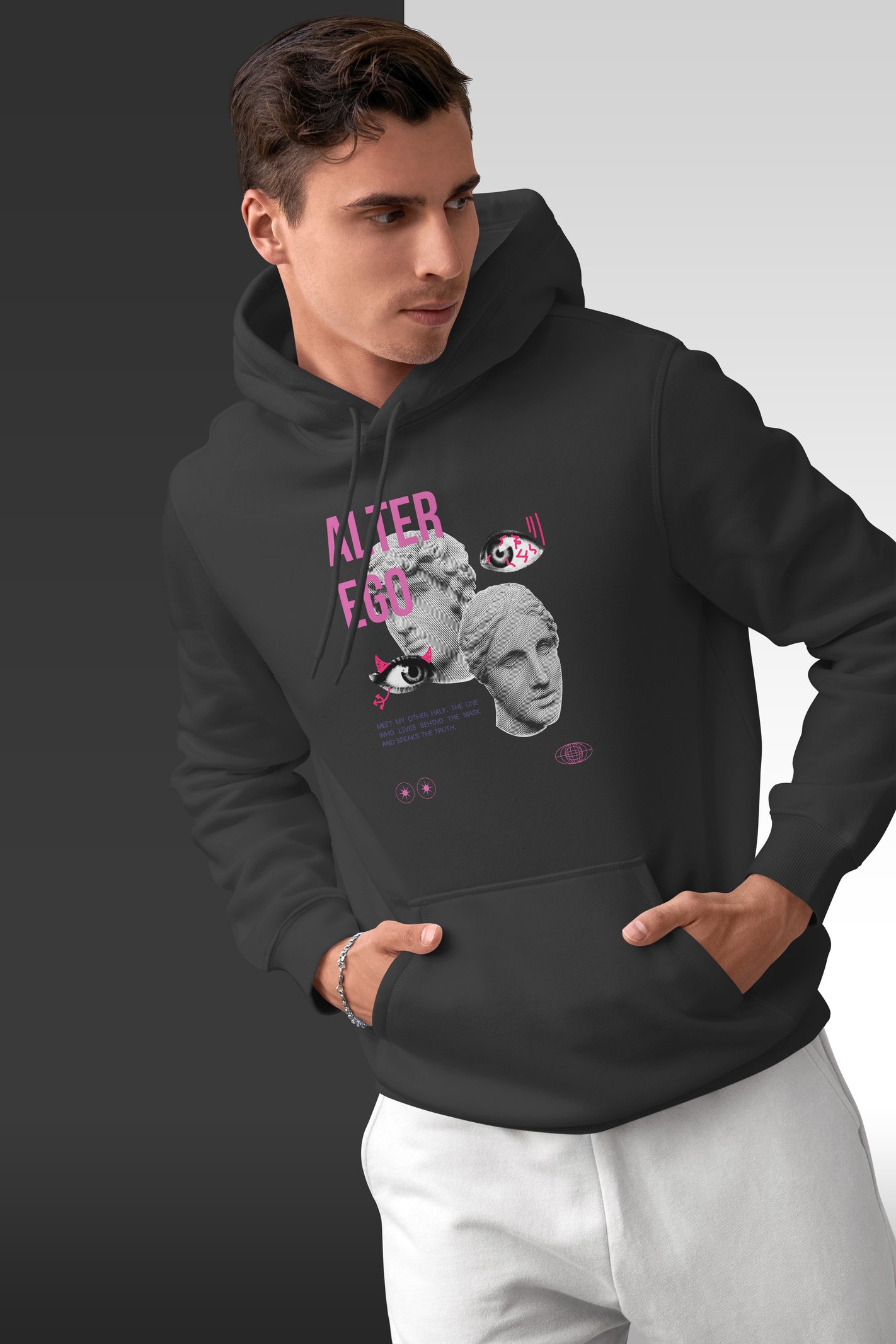 Alter Ego Kapüşonlu Unisex Sweatshirt