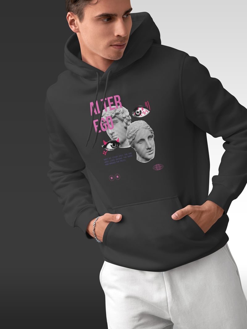 Alter Ego Kapüşonlu Unisex Sweatshirt