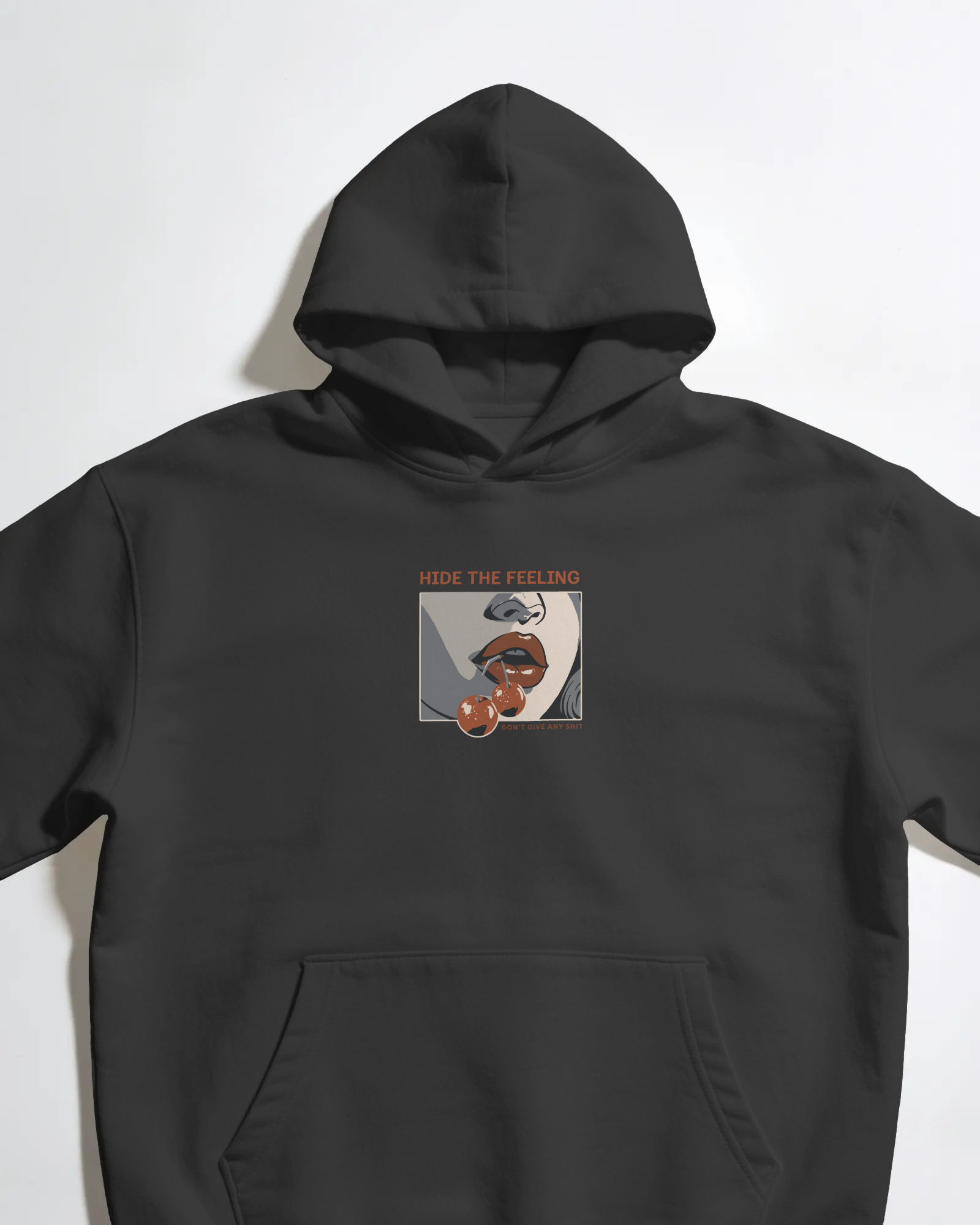 Hide the Feeling Unisex Siyah Sweatshirt