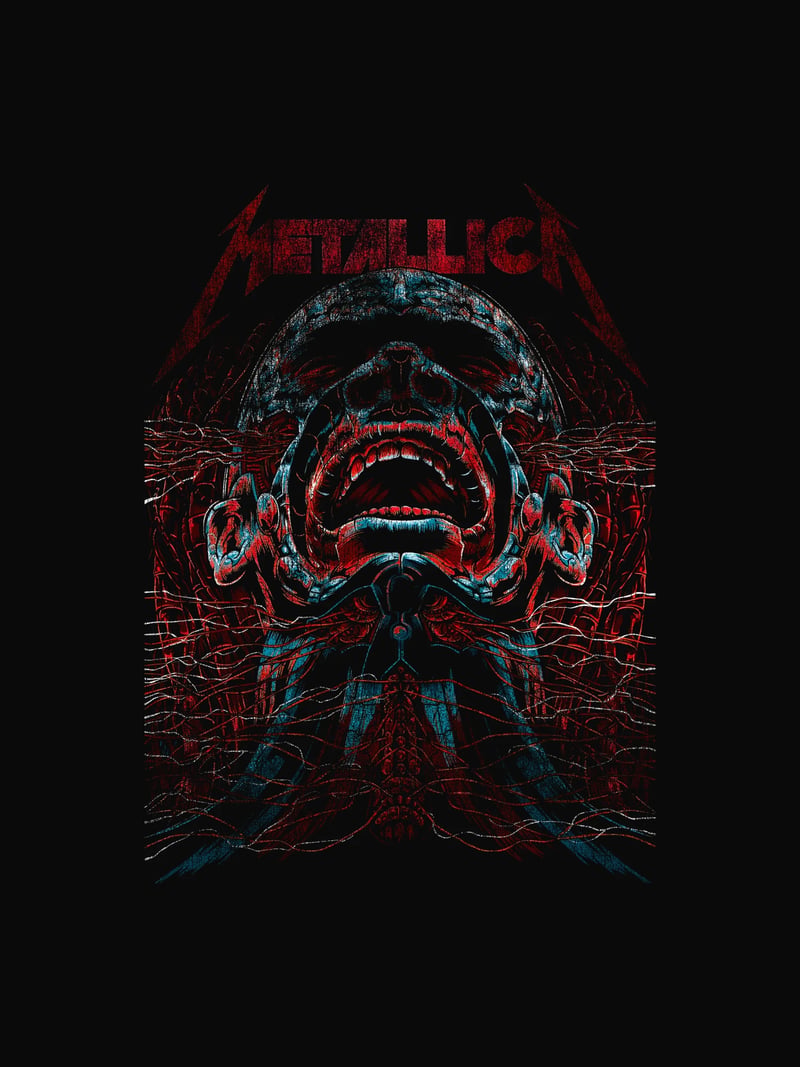 Metallica Alev baskısının kendisi, ürün üzerinde değil