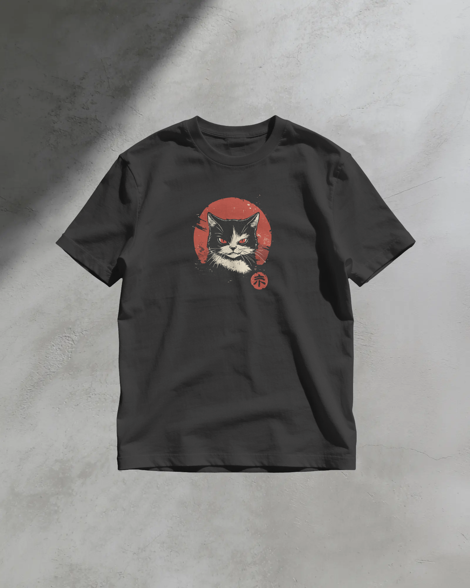 Cat Siyah Tişört
