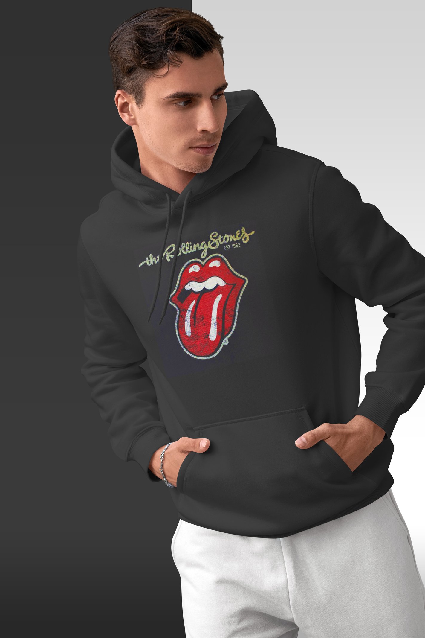 The Rolling Stones Kapüşonlu Unisex Sweatshirt