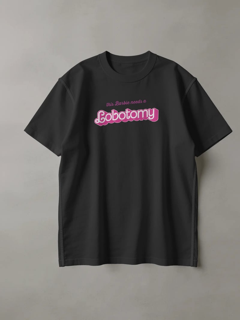 Lobotomy Siyah Tişört