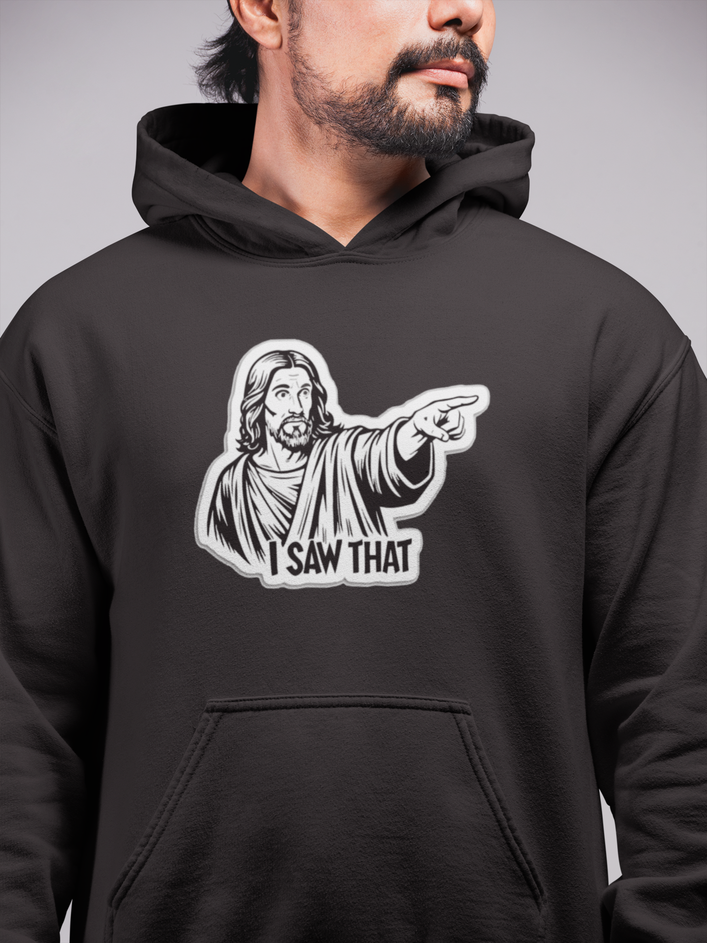 I Saw That Unisex Kapüşonlu Sweatshirt