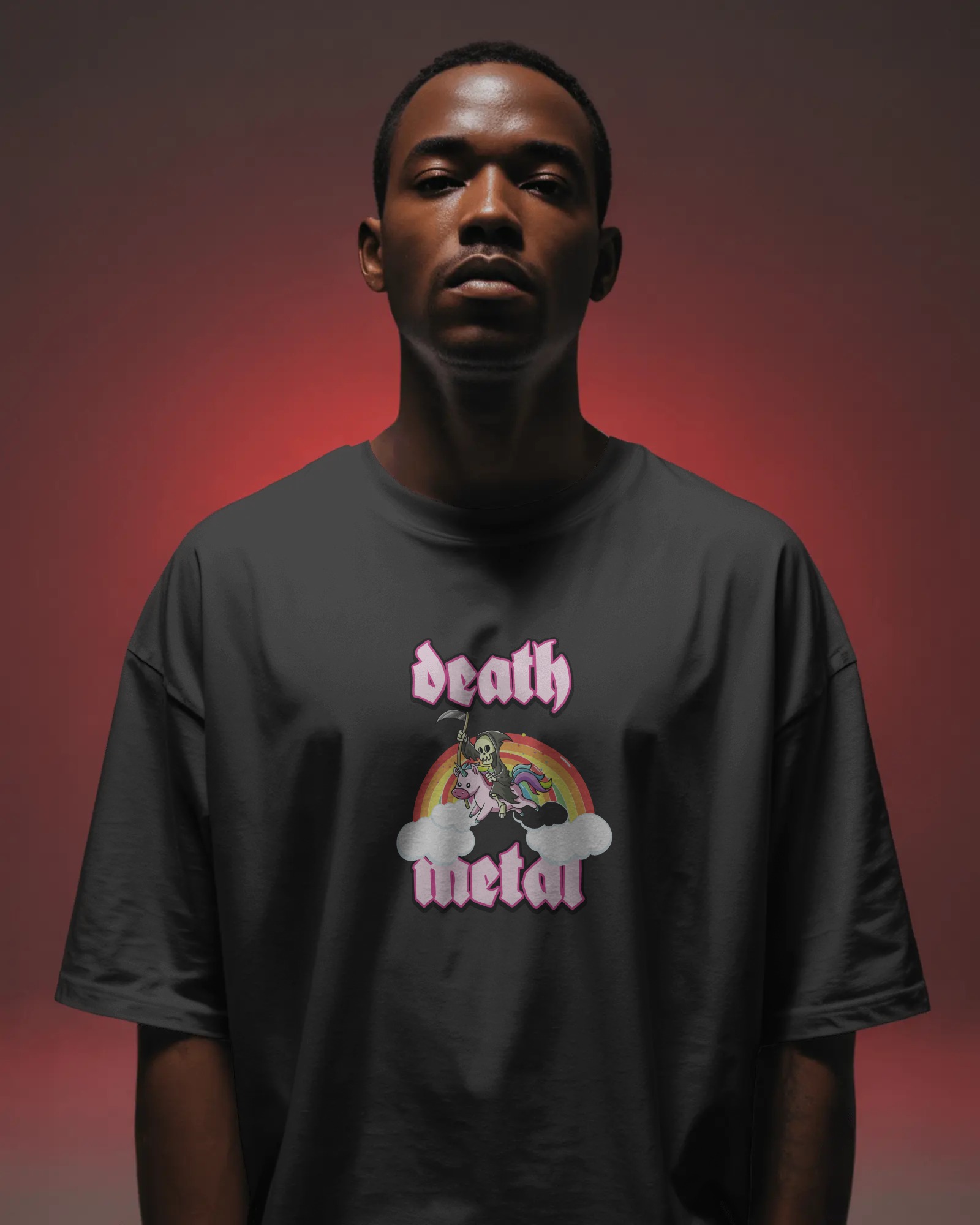 Death Metal Unisex Siyah Tişört