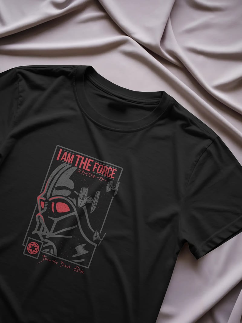 Star Wars Darth Vader Siyah Unisex Tişört