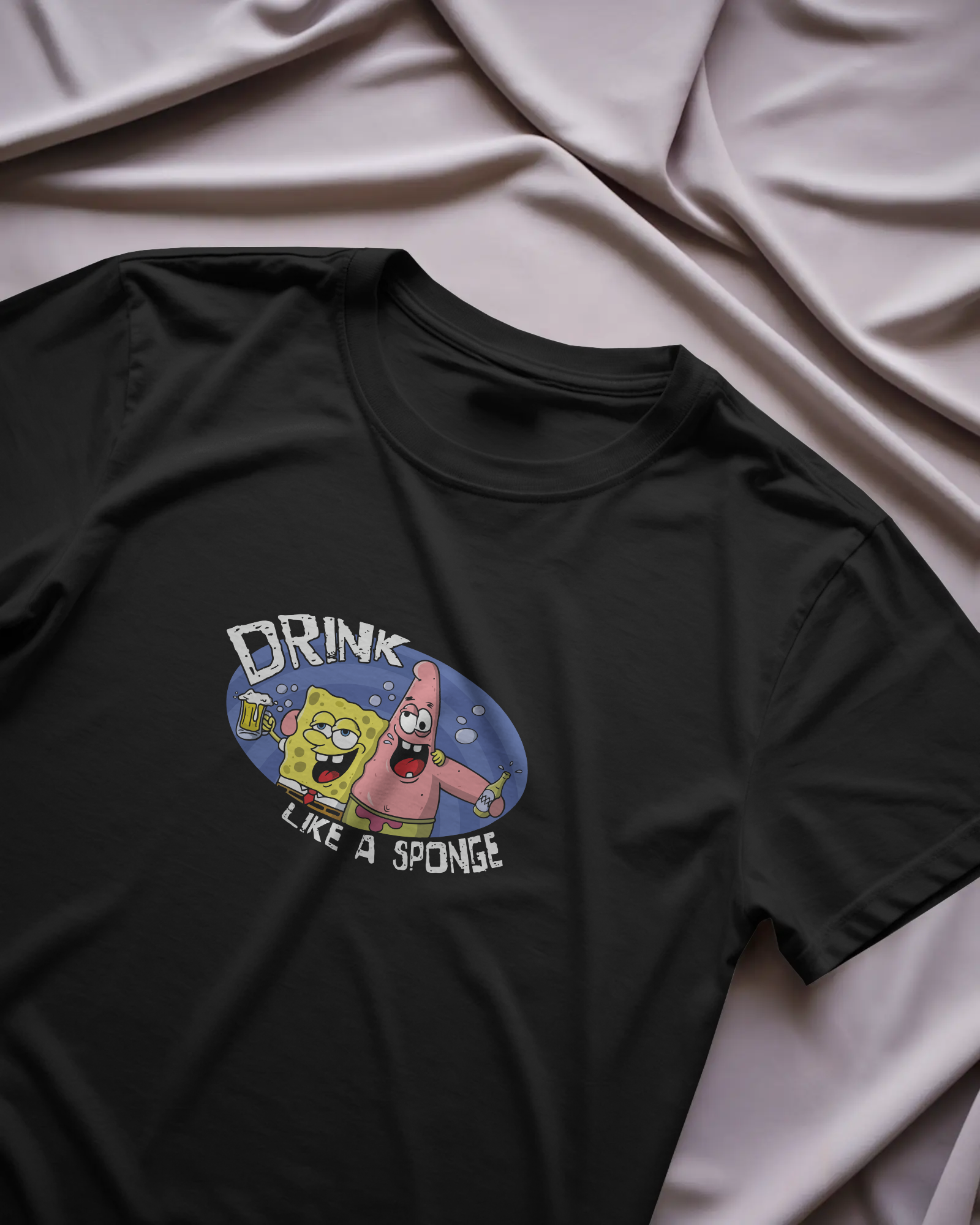 Like a Sponge Siyah Unisex Tişört