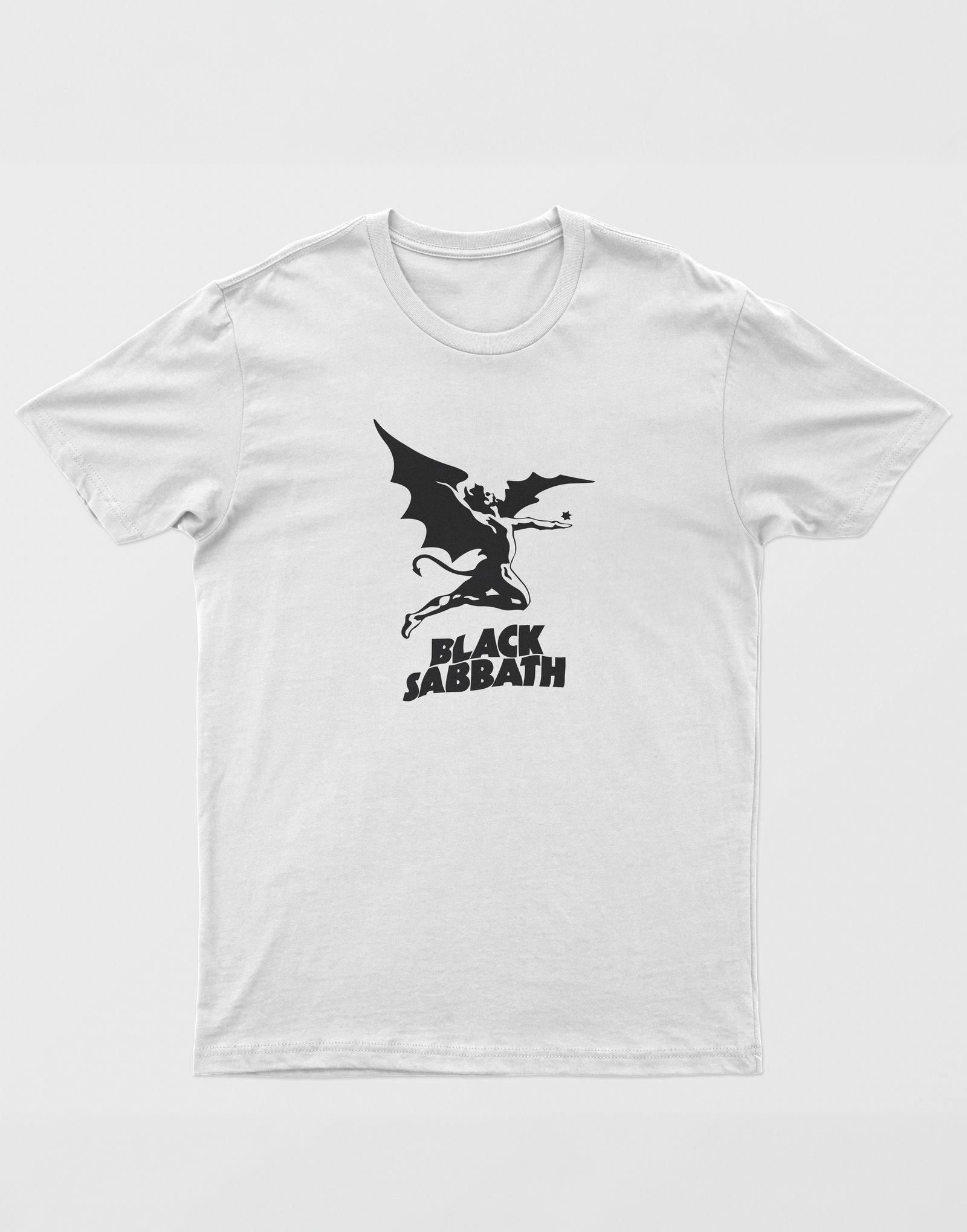 Black Sabbath Unisex Beyaz Tişört