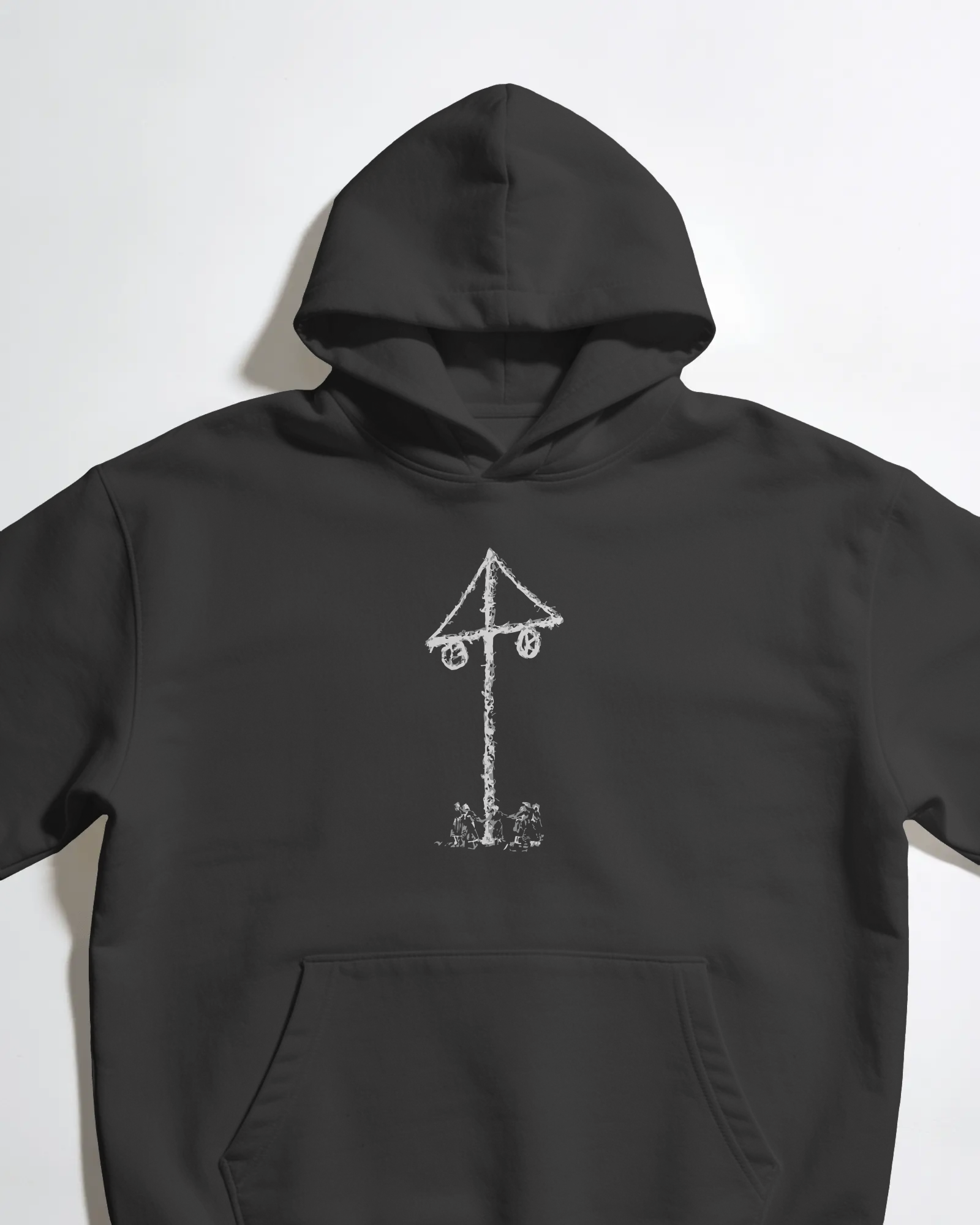 Midsommar Unisex Siyah Sweatshirt