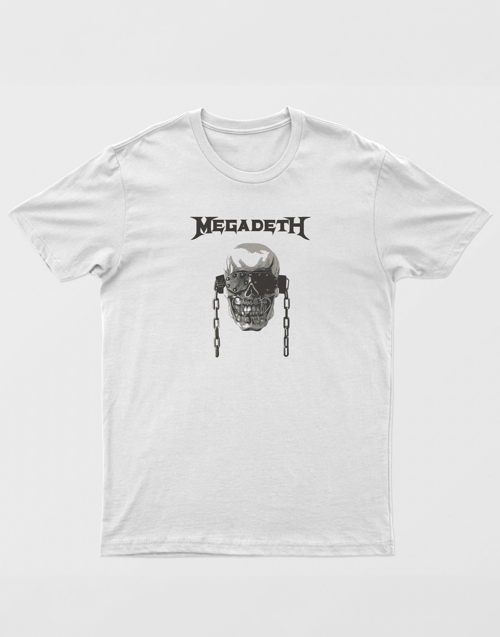 Megadeth Unisex Beyaz Tişört