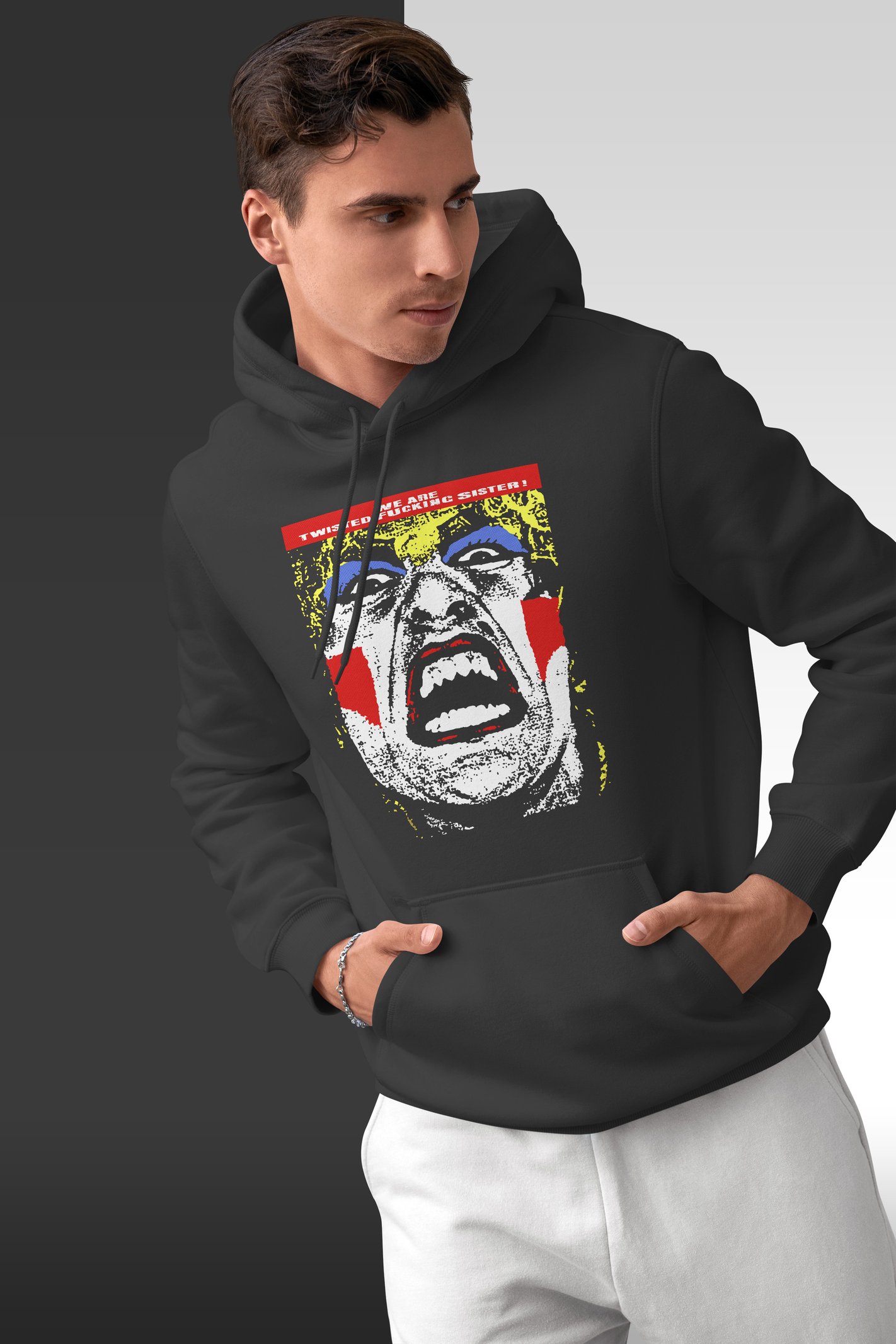 Twister Kapüşonlu Unisex Sweatshirt