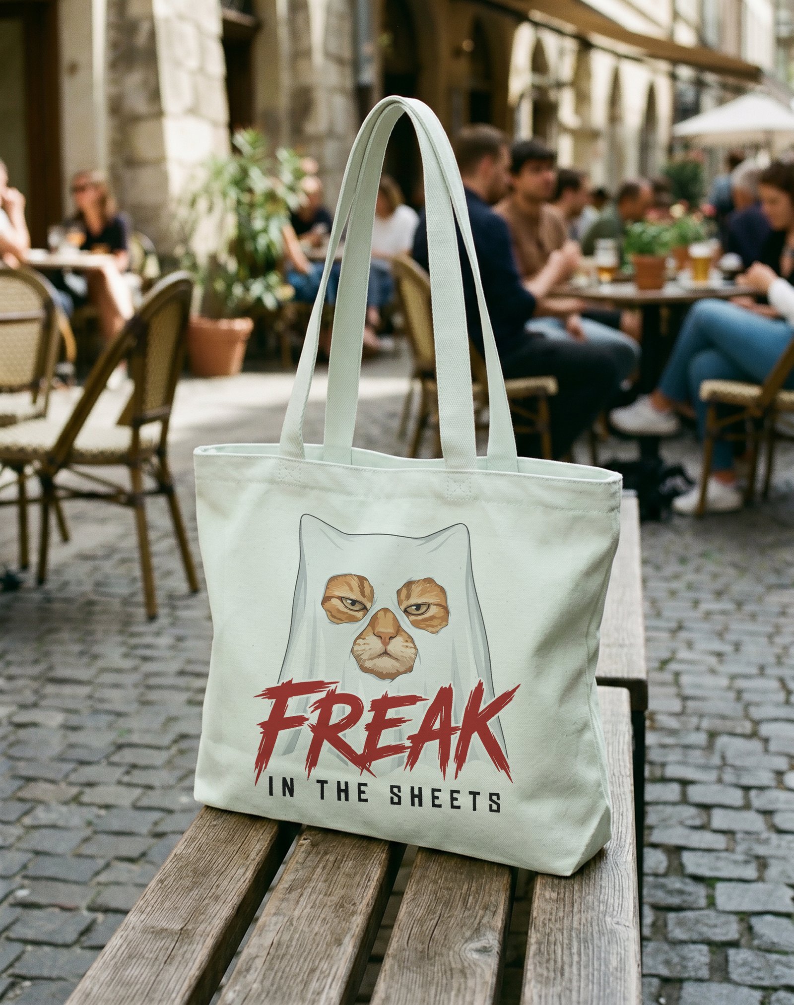 Freak Kanvas Astarlı Fermuarlı Omuz Çantası
