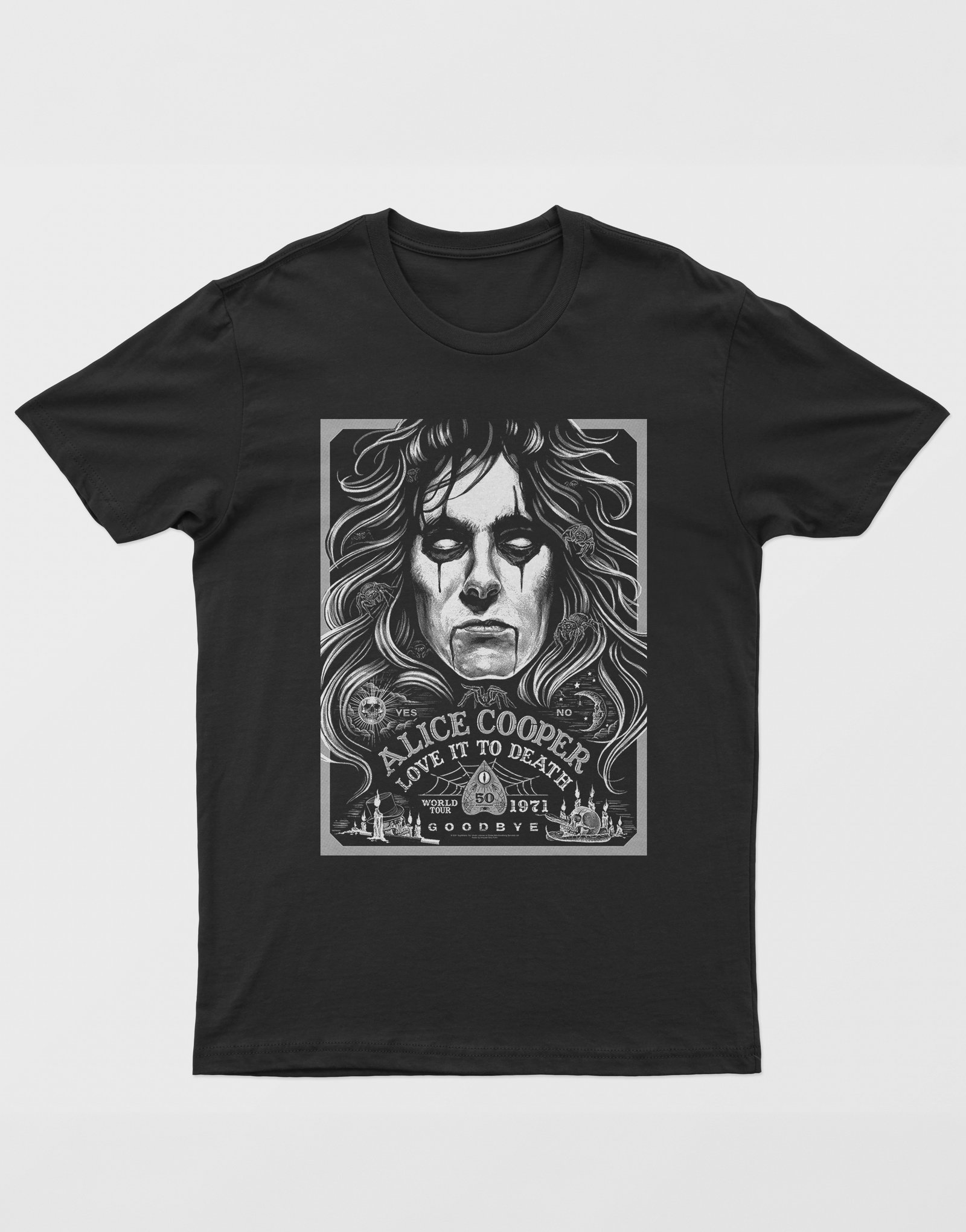 Alice Cooper Dijital Baskı Unisex Tişört