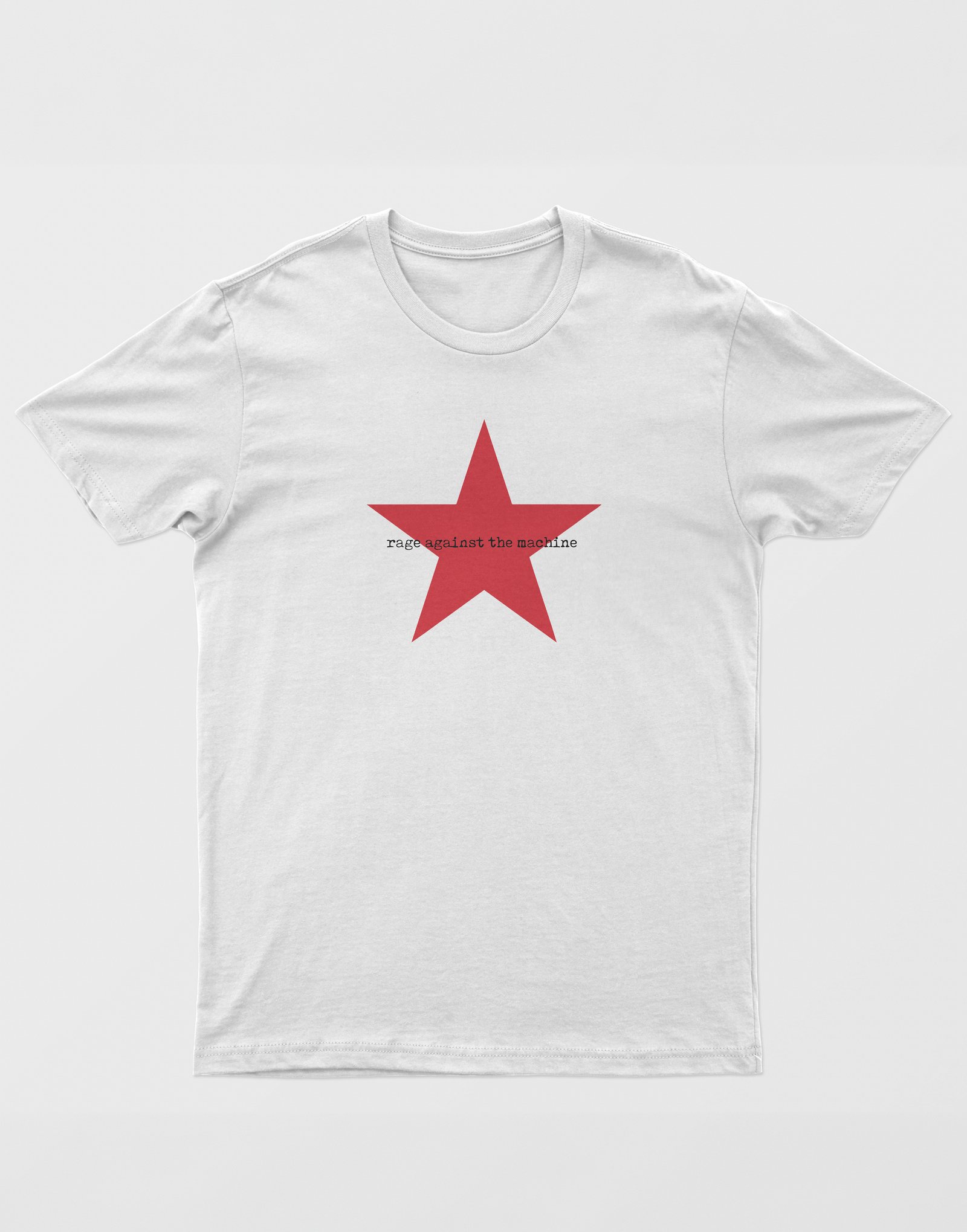 Rage Against the Machine Yıldız Beyaz Tişört