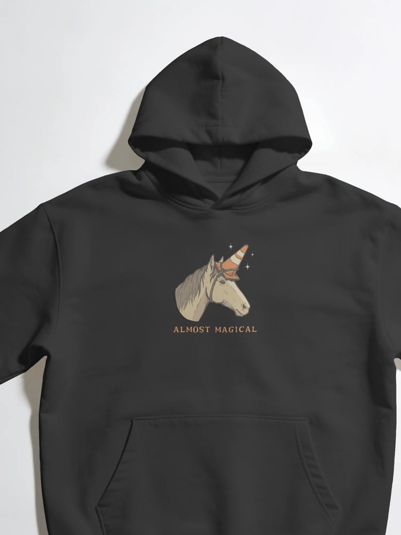 Almost Magical Unisex Siyah Sweatshirt