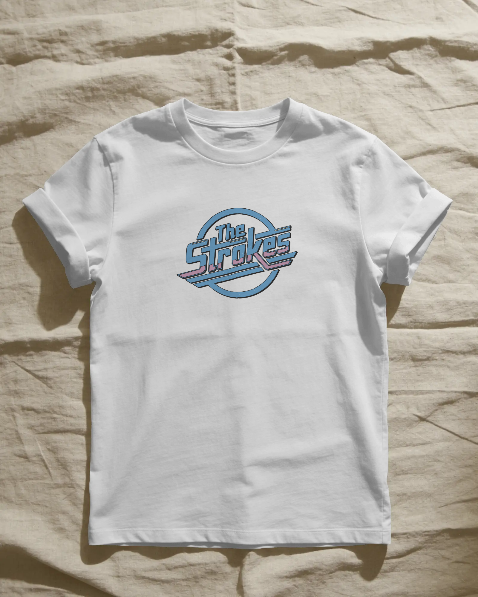 The Strokes Beyaz Tişört