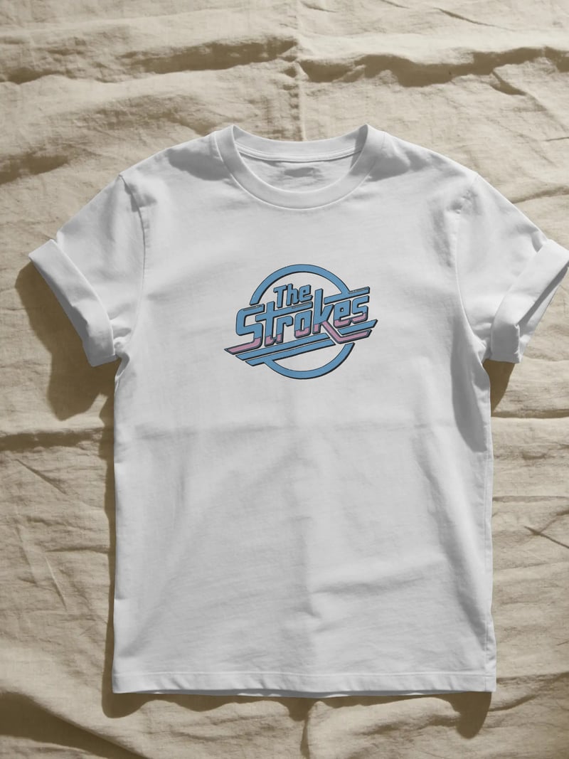 The Strokes Beyaz Tişört