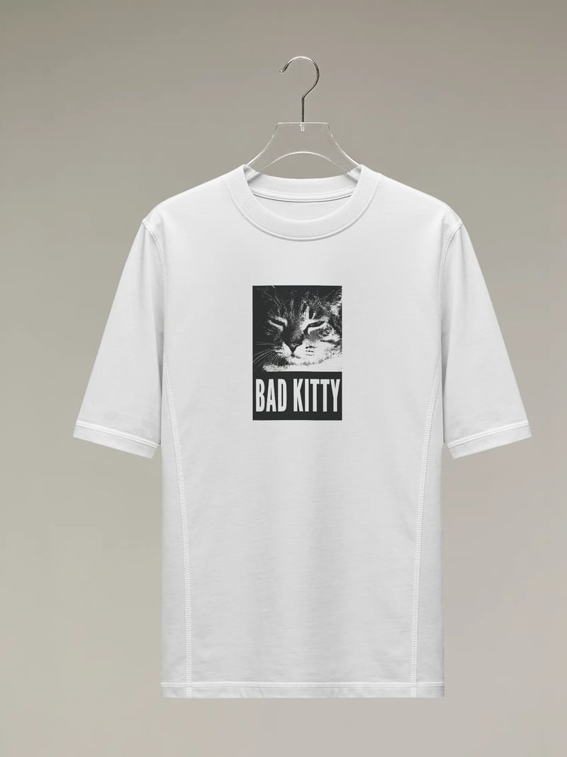 Bad Kitty Beyaz Tişört