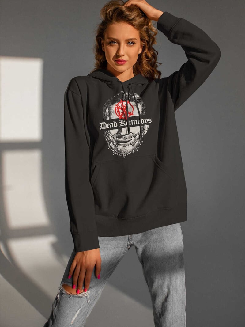 Dead Kennedys Dijital Baskı Kapüşonlu Unisex Sweatshirt