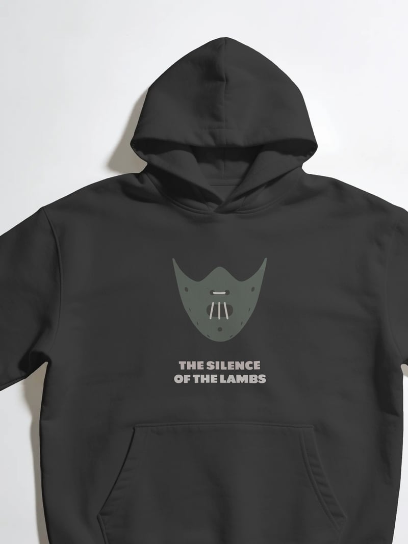 The Silence of the Lambs Unisex Siyah Sweatshirt