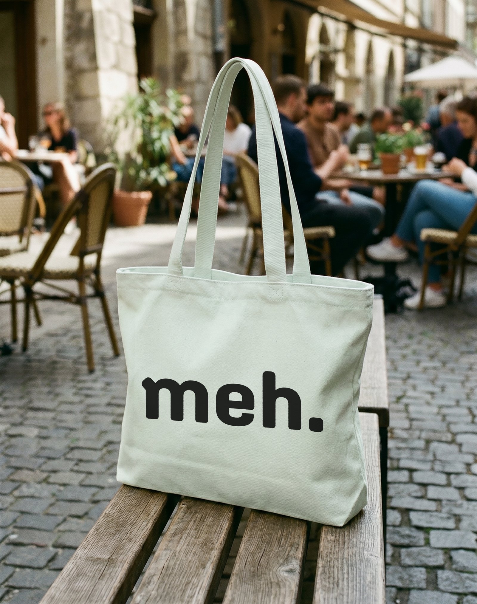 Meh Kanvas Astarlı Fermuarlı Omuz Çantası