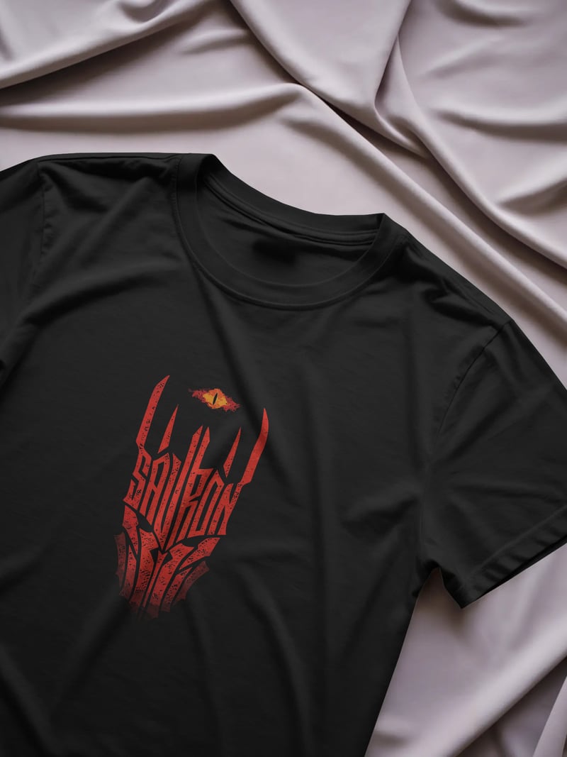 The Lord of the Rings Yüzüklerin Efendisi Siyah Unisex Tişört