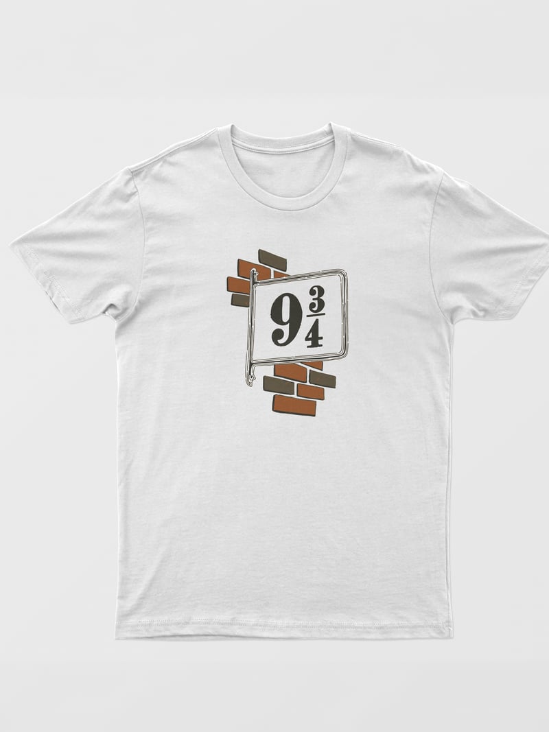 Harry Potter Unisex Beyaz Tişört