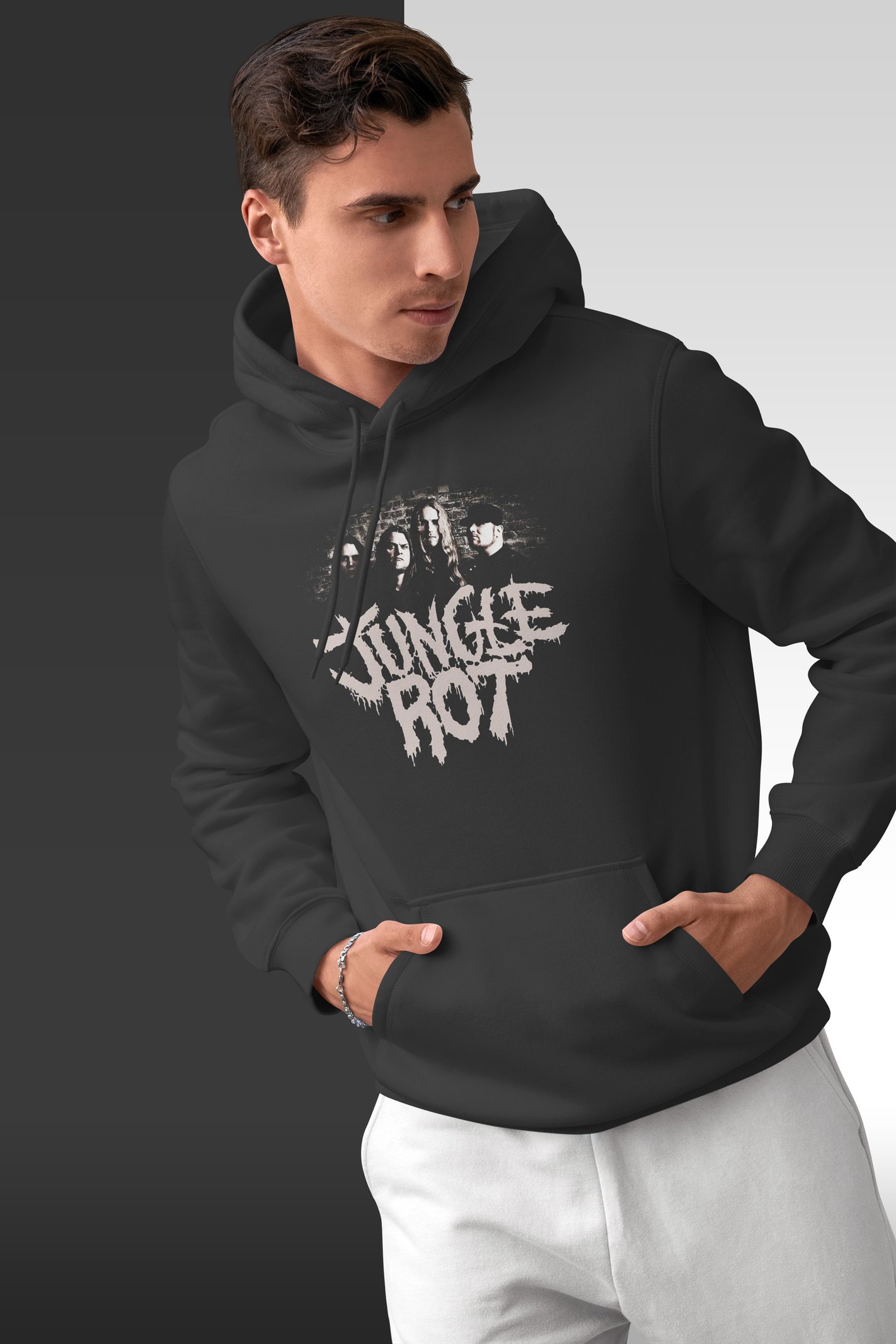 Jungle Rot Kapüşonlu Unisex Sweatshirt