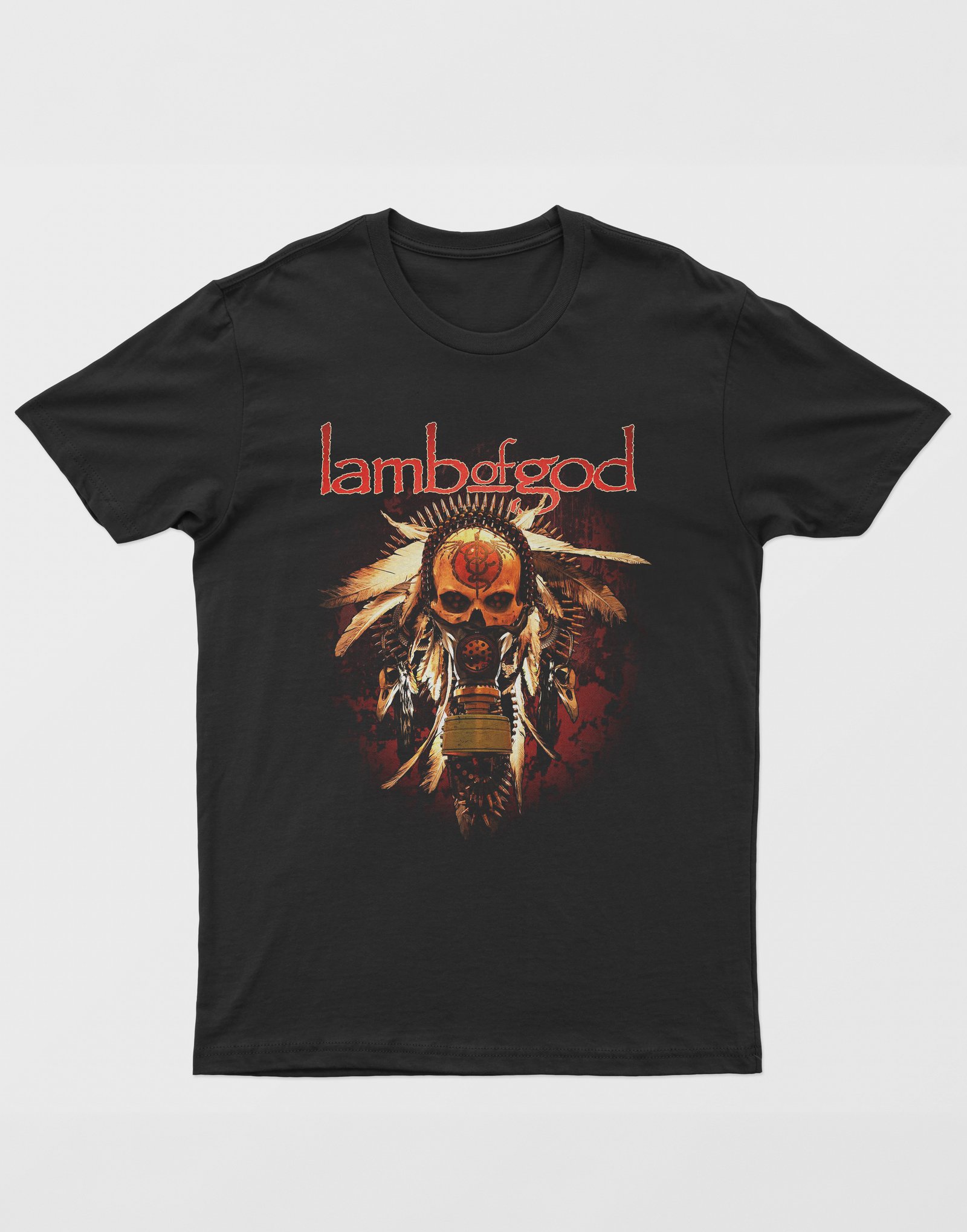Lamb of God Kafatası Tişört