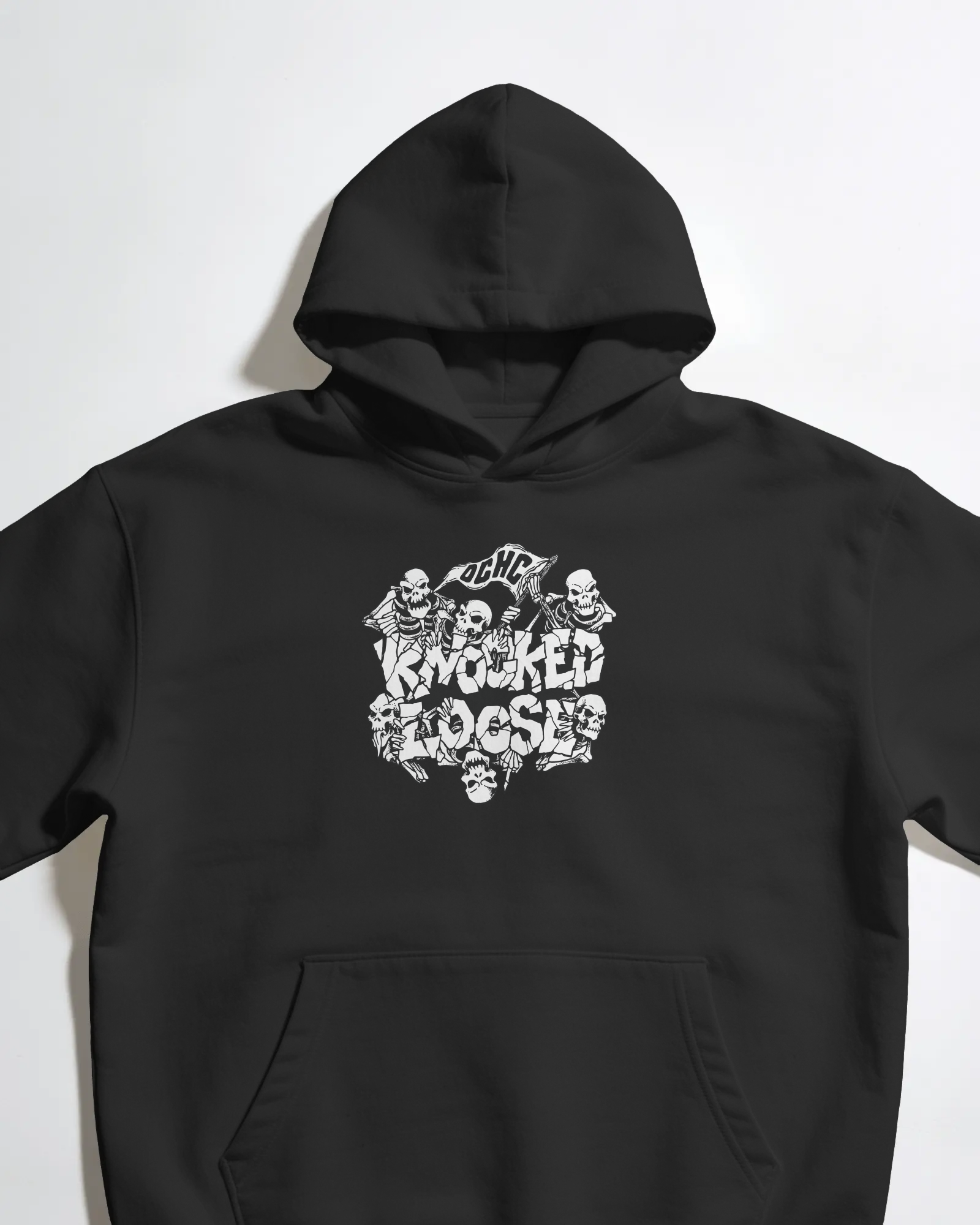 Knocked Loose Kafatası Kapüşonlu Sweatshirt
