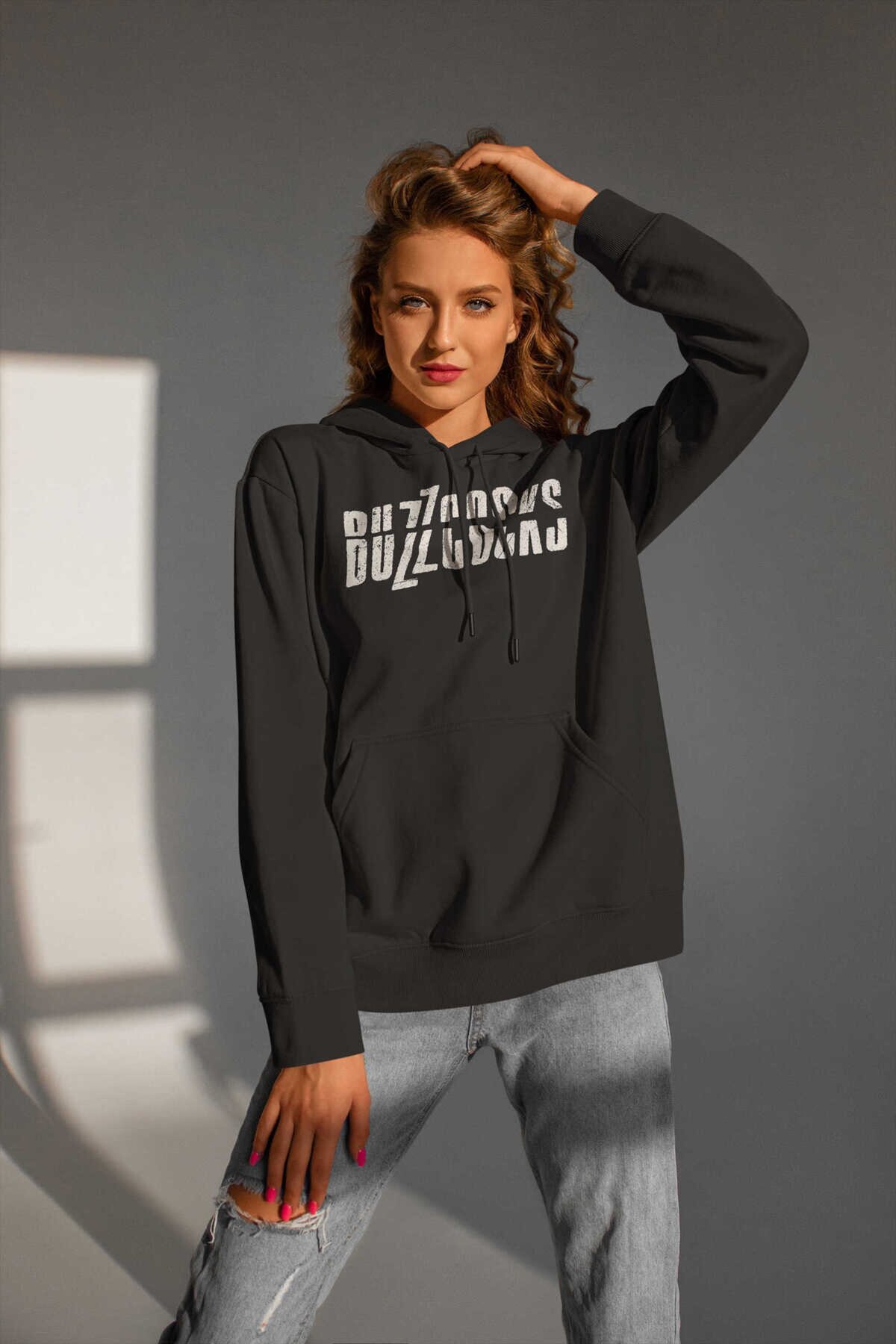 Buzzcocks Dijital Baskı Kapüşonlu Unisex Sweatshirt