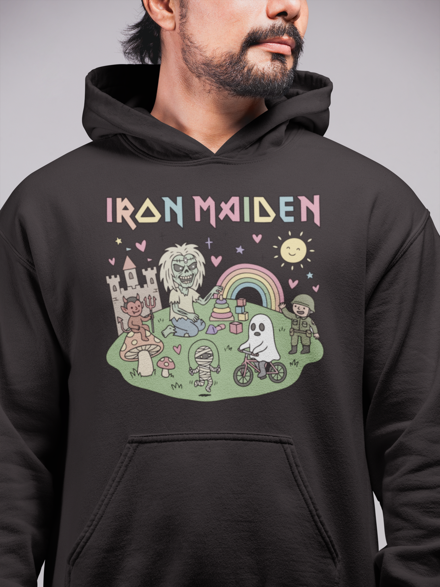 Iron Maiden Unisex Kapüşonlu Sweatshirt