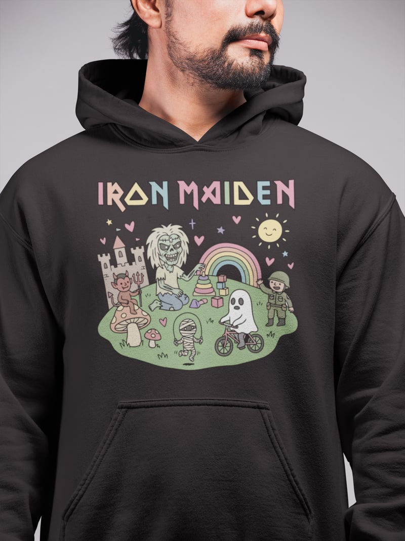 Iron Maiden Unisex Kapüşonlu Sweatshirt