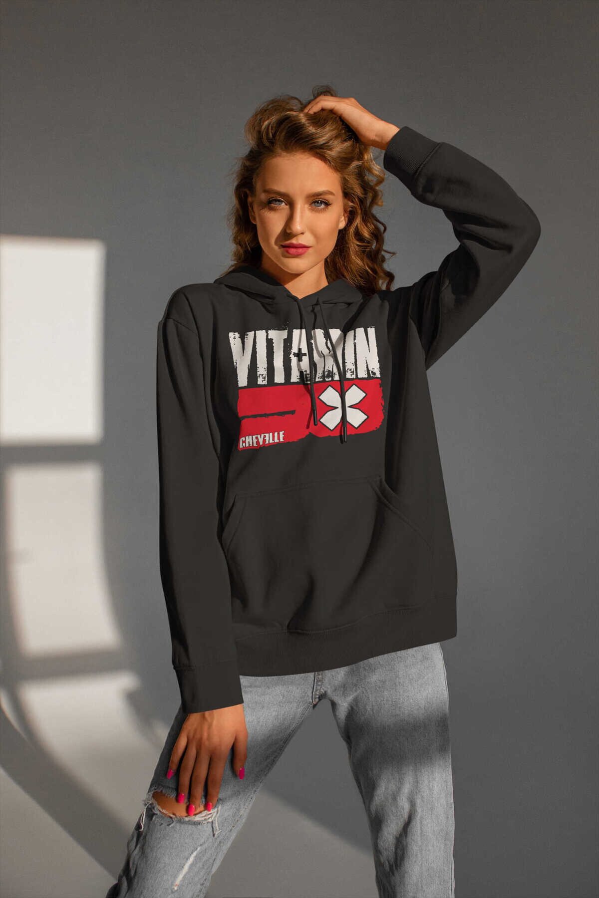 Chevelle Dijital Baskı Kapüşonlu Unisex Sweatshirt