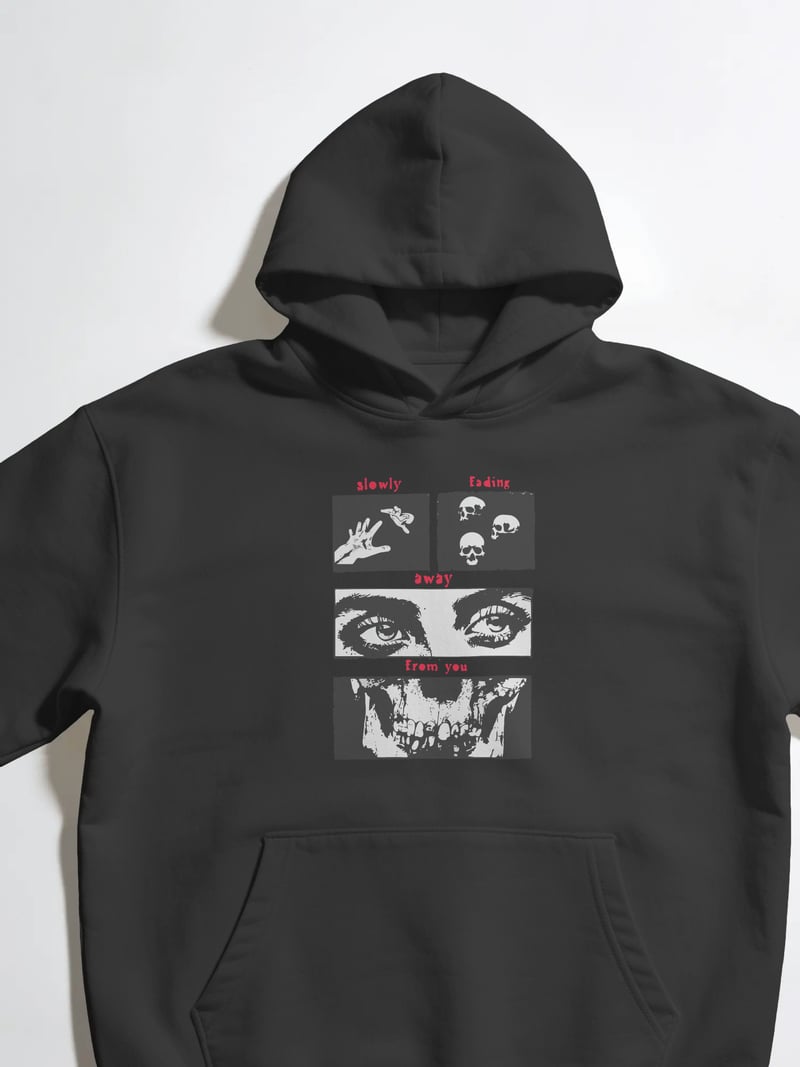 Slowly Fading Unisex Siyah Sweatshirt