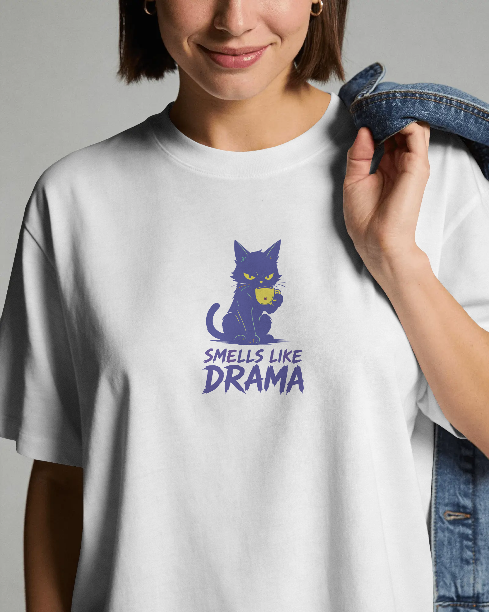 Smells Like Drama Beyaz Tişört