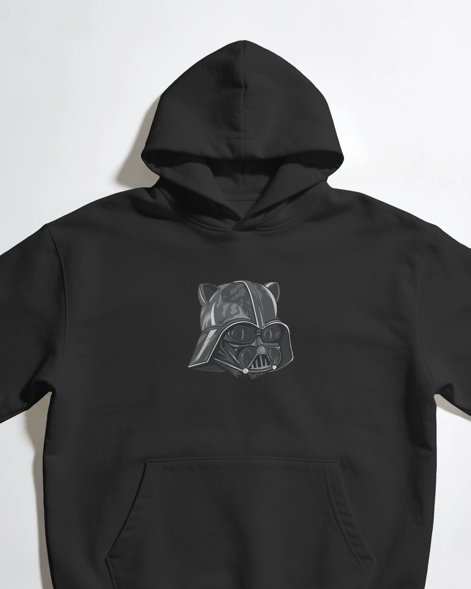 Darth Vader Cat Kapüşonlu Sweatshirt