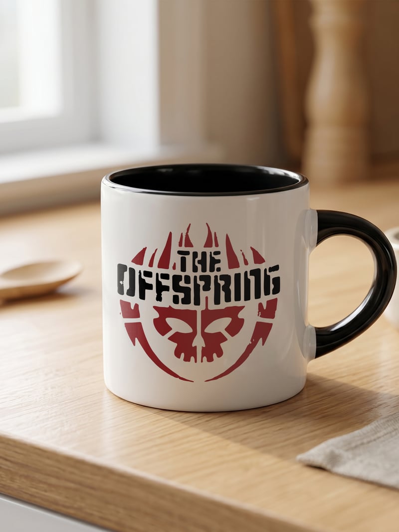 The Offspring Kafatası Kahve Kupası