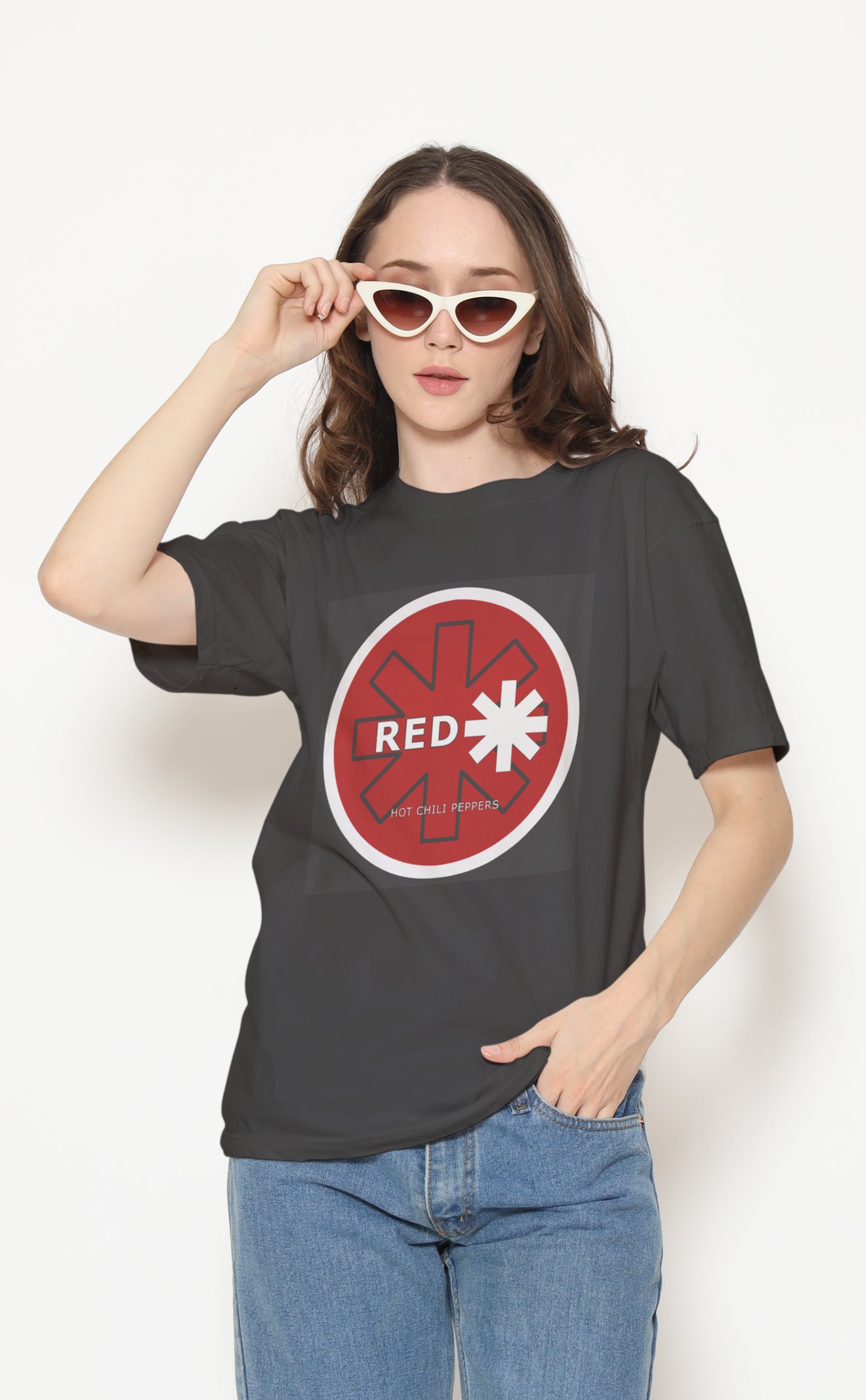Red Hot Chili Peppers Dijital Baskı Unisex Tişört