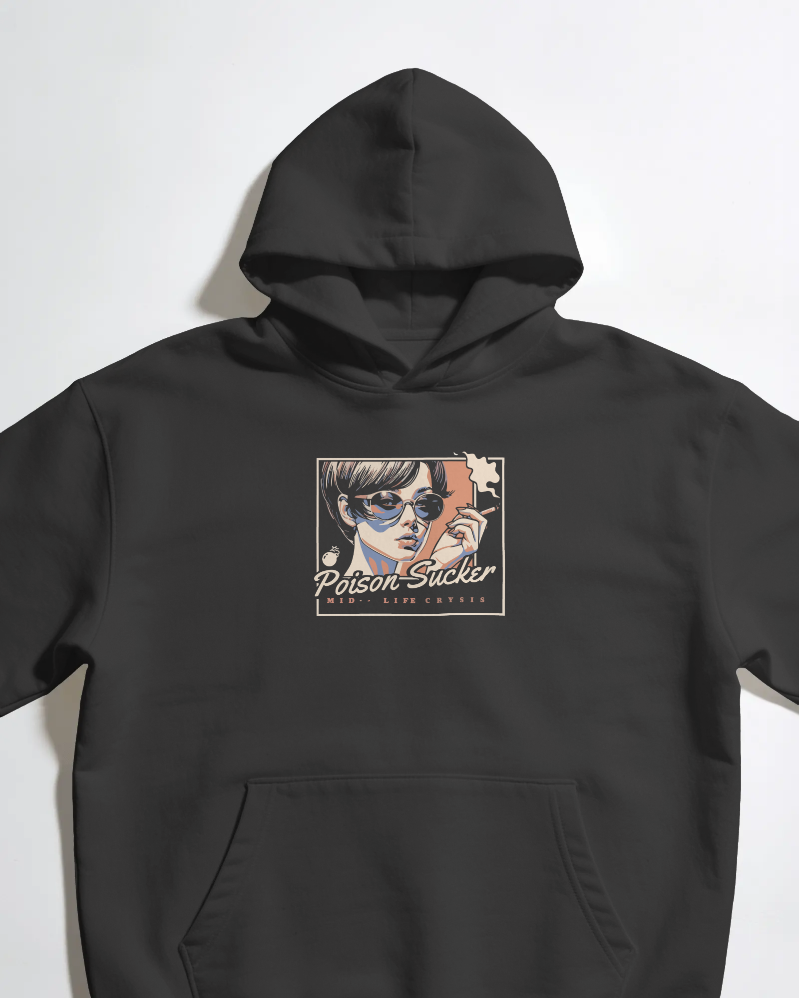 Poison Sucker Unisex Siyah Sweatshirt