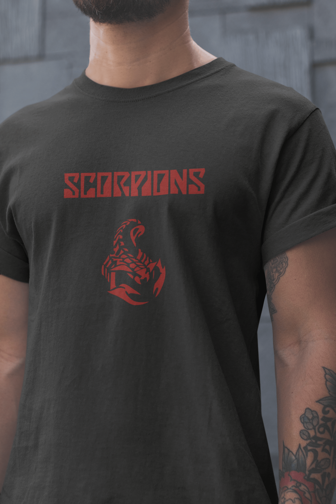 Scorpions Unisex Siyah Tişört