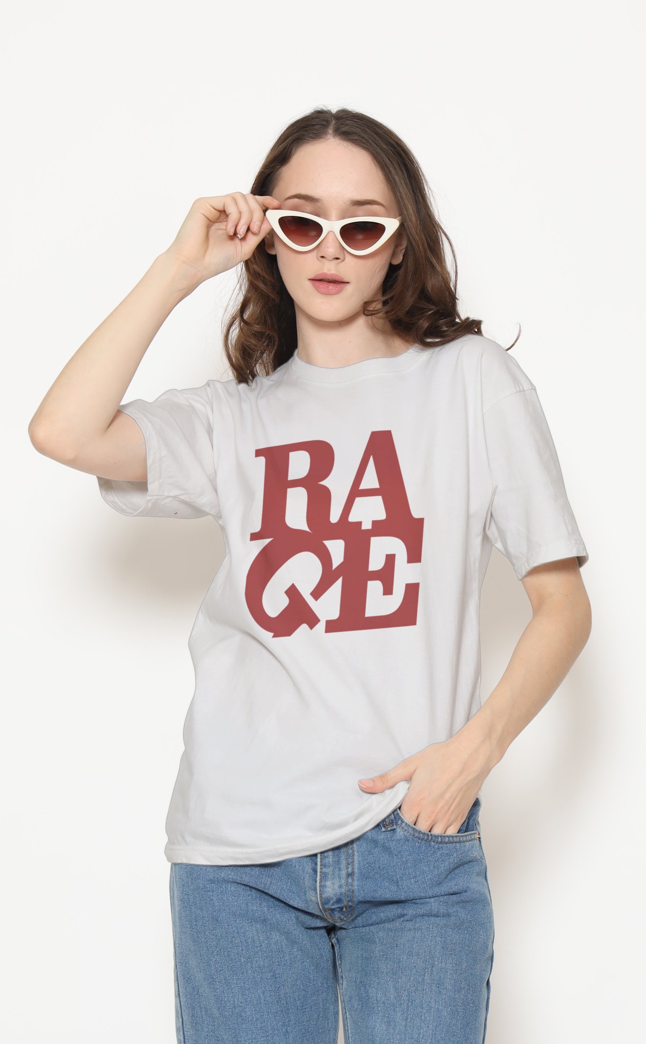 Rage Against the Machine Unisex Beyaz Tişört