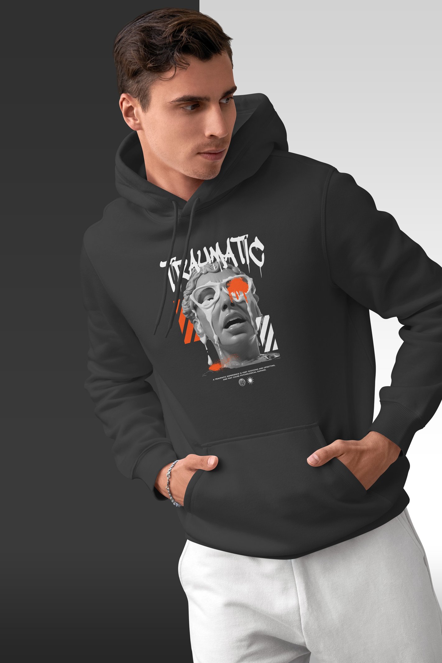 Traumatic Kapüşonlu Unisex Sweatshirt