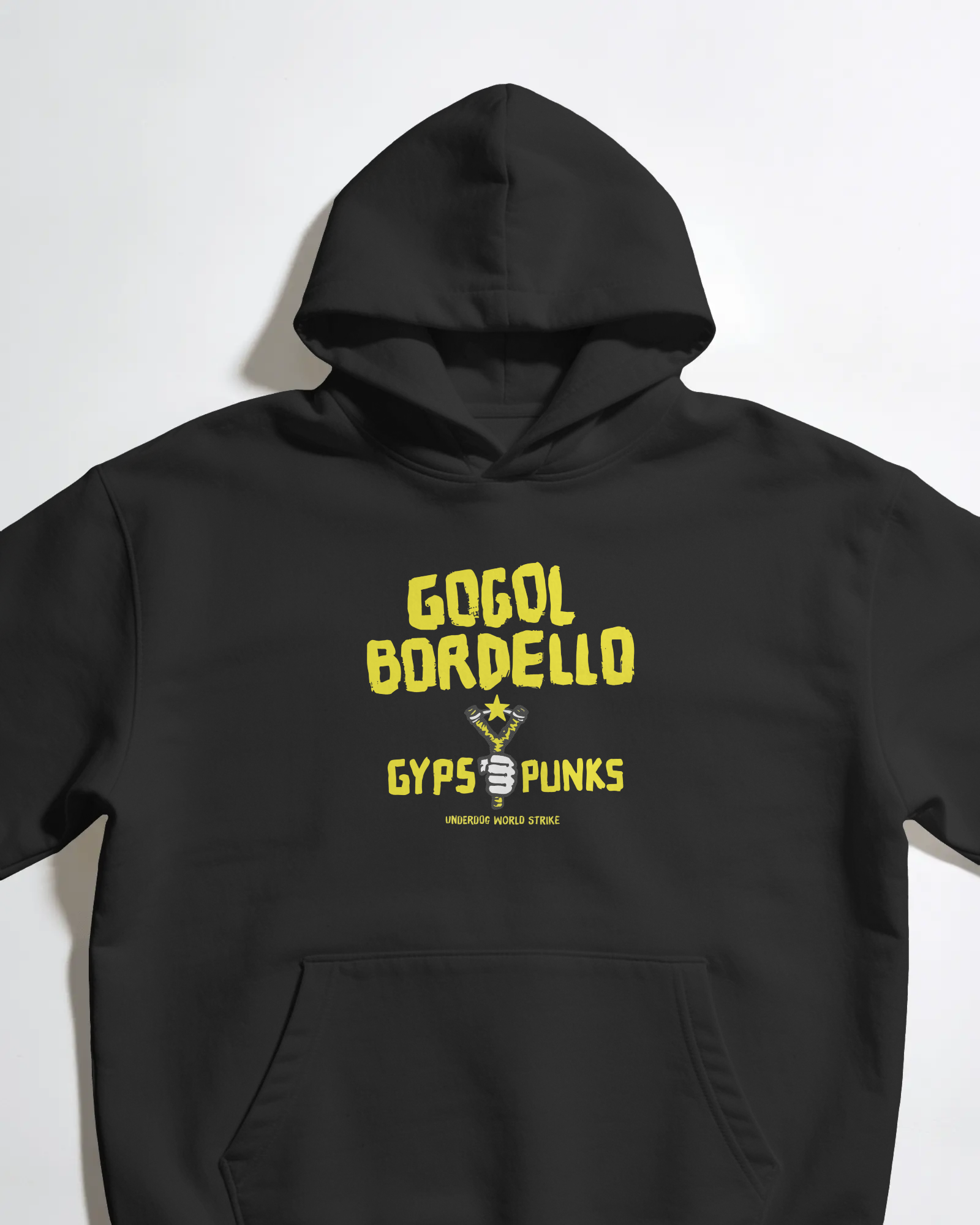 Gogol Bordello Siyah Kapüşonlu Sweatshirt