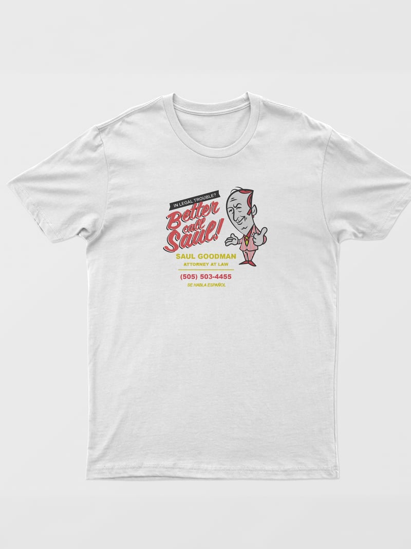 Better Call Saul Unisex Beyaz Tişört