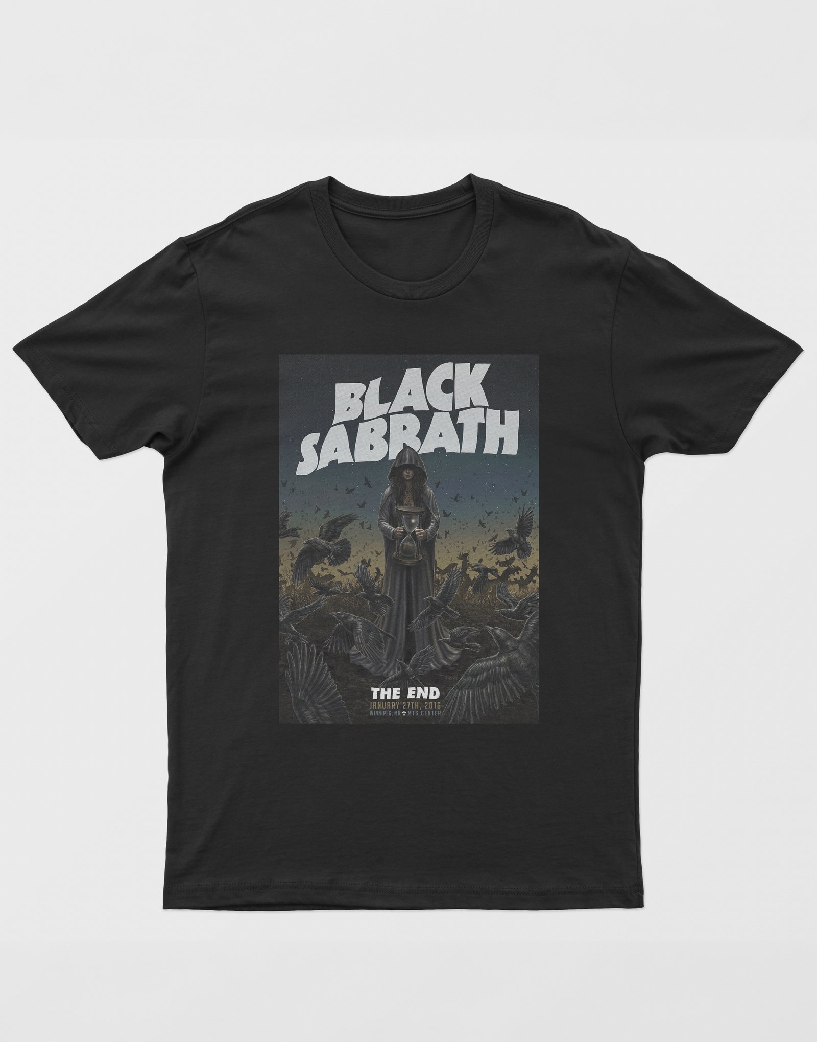 Black Sabbath Dijital Baskı Unisex Tişört