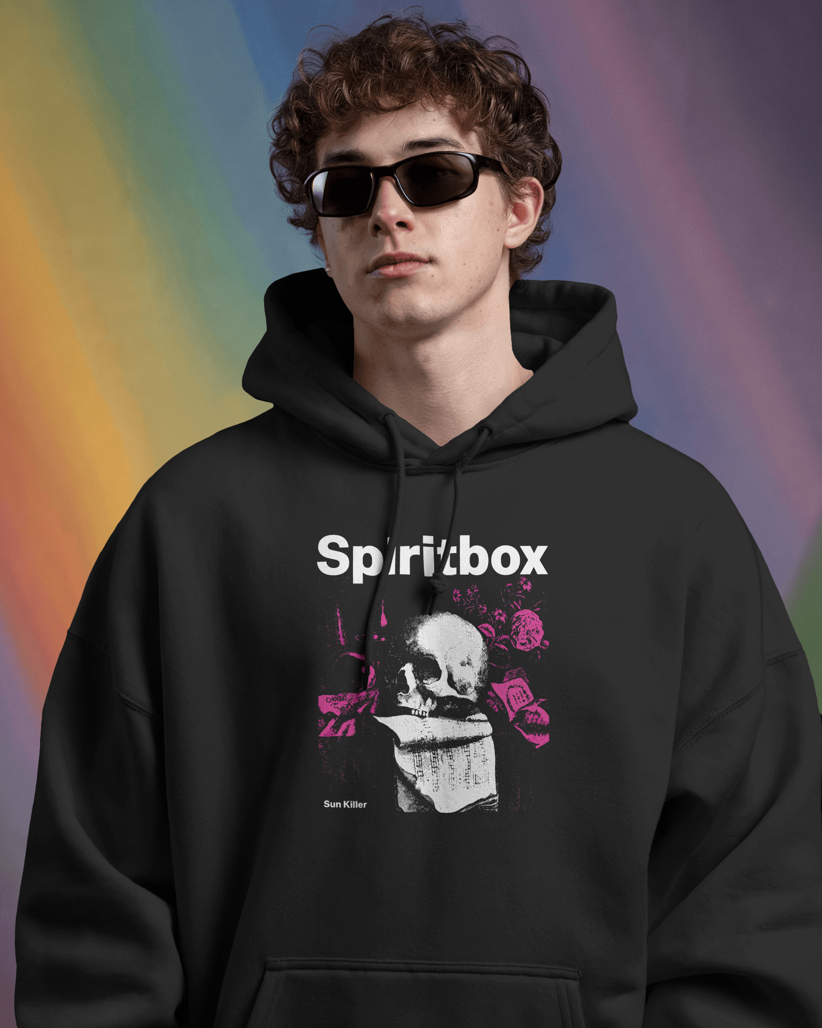 Spiritbox Kafatası Kapüşonlu Sweatshirt