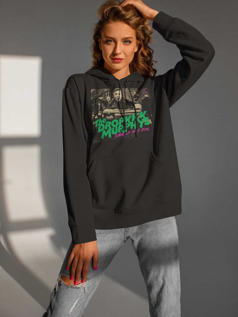 Dropkick Murphys Dijital Baskı Kapüşonlu Unisex Sweatshirt