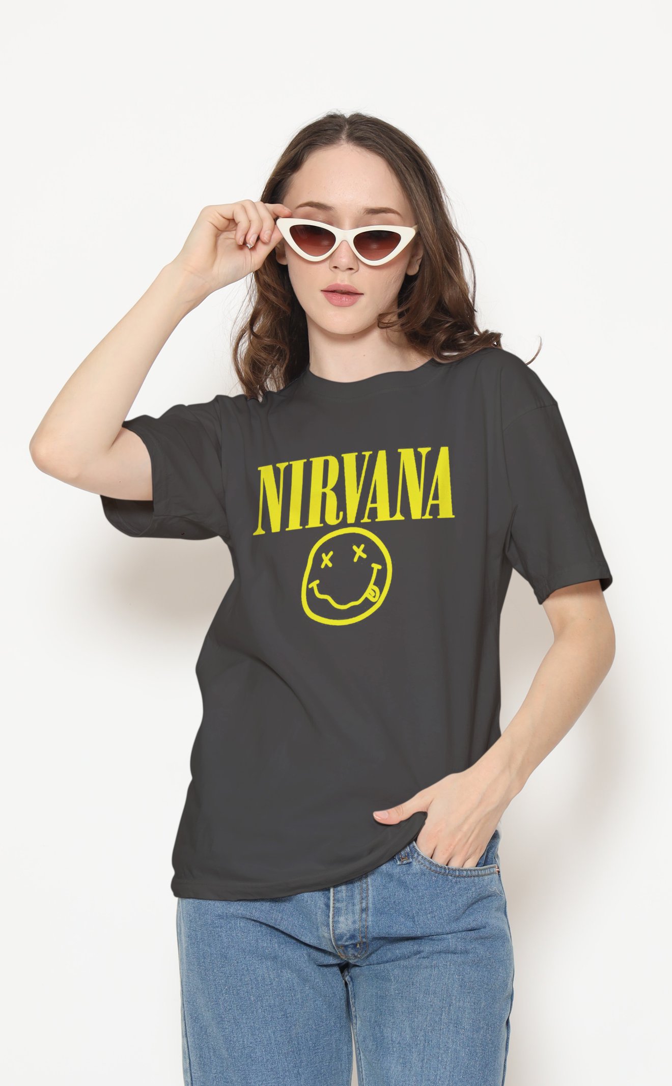 Nirvana Dijital Baskı Unisex Tişört