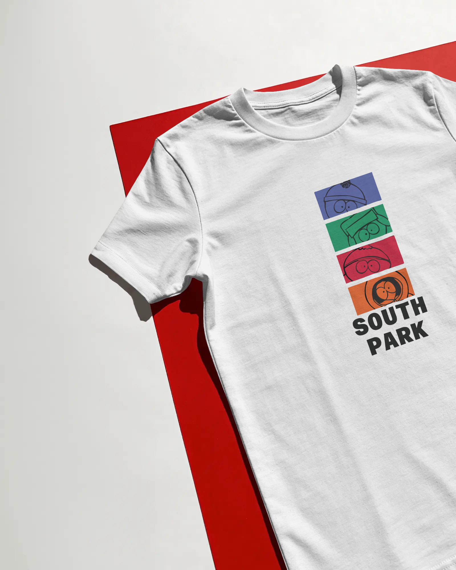 South Park Unisex Beyaz Tişört
